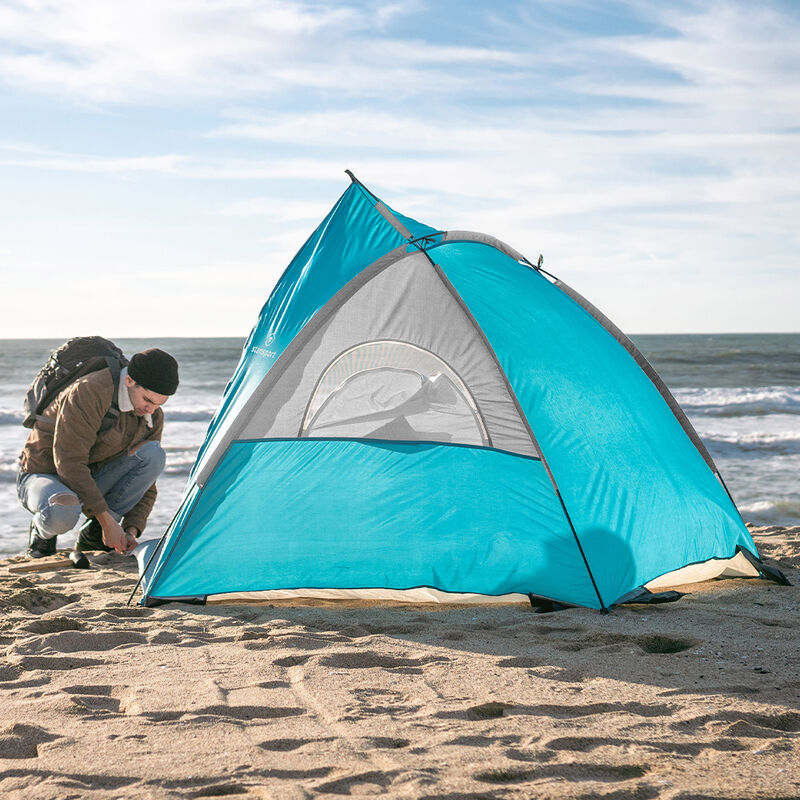 Stansport UPF 50+ Beach Cabana with Zippered Door image number 7