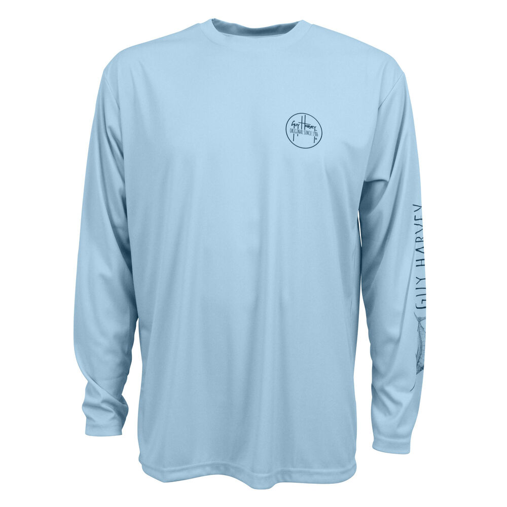 Guy Harvey Men S Sketch Pro Uvx Performance Shirt Overton S