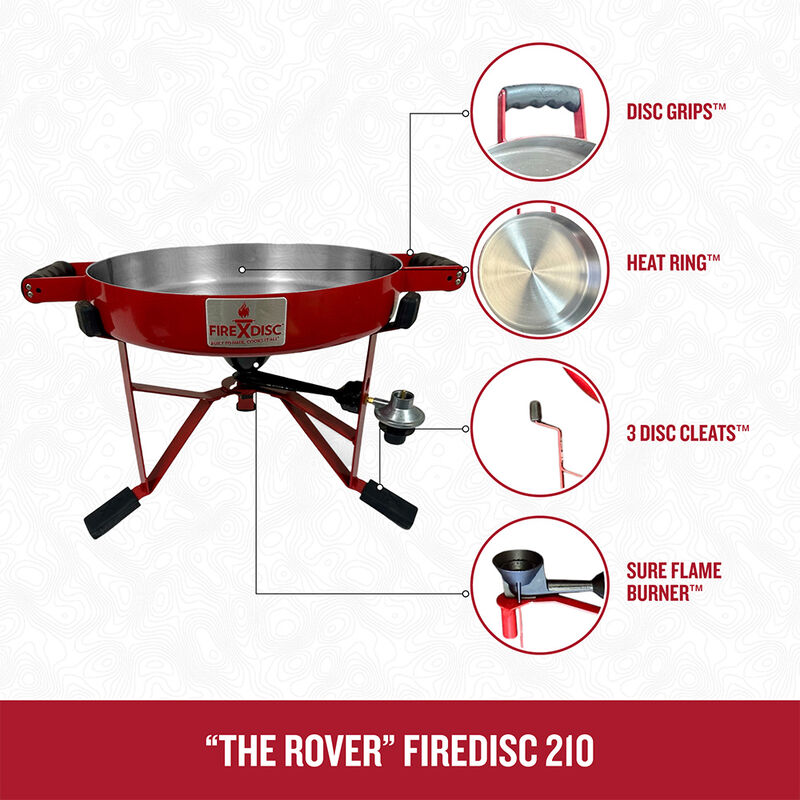 FIREDISC "The Rover" 210 in Fireman Red image number 6