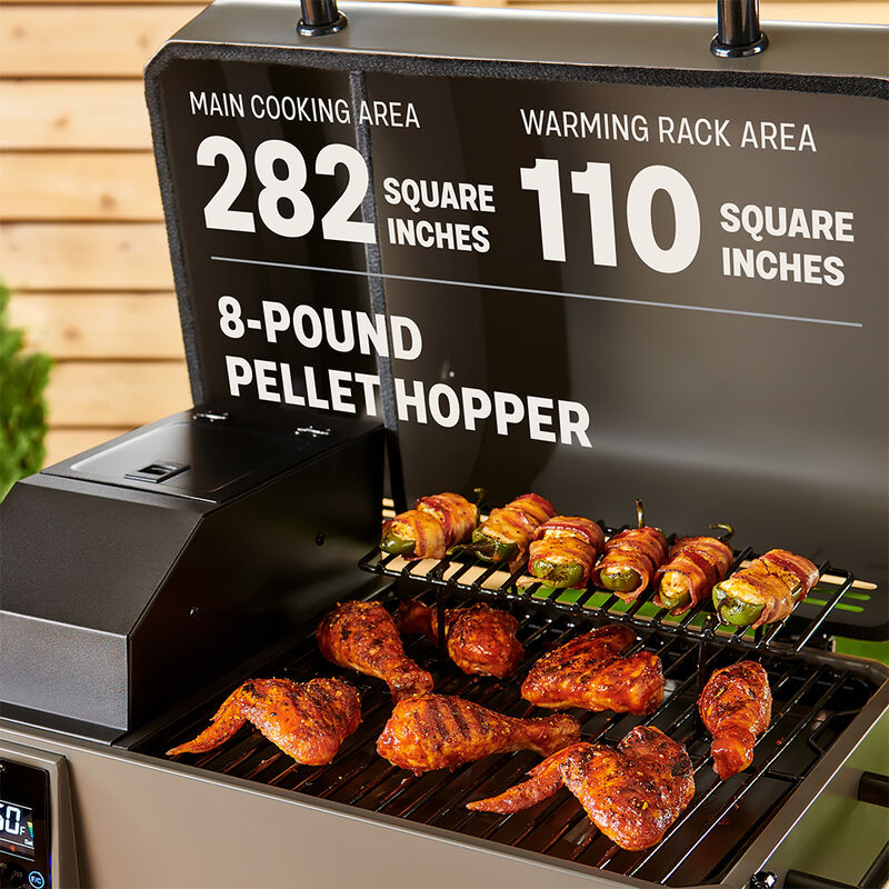 TYTUS Emberwood Pellet Smoker with Grill and Prep Cart and Cover image number 2