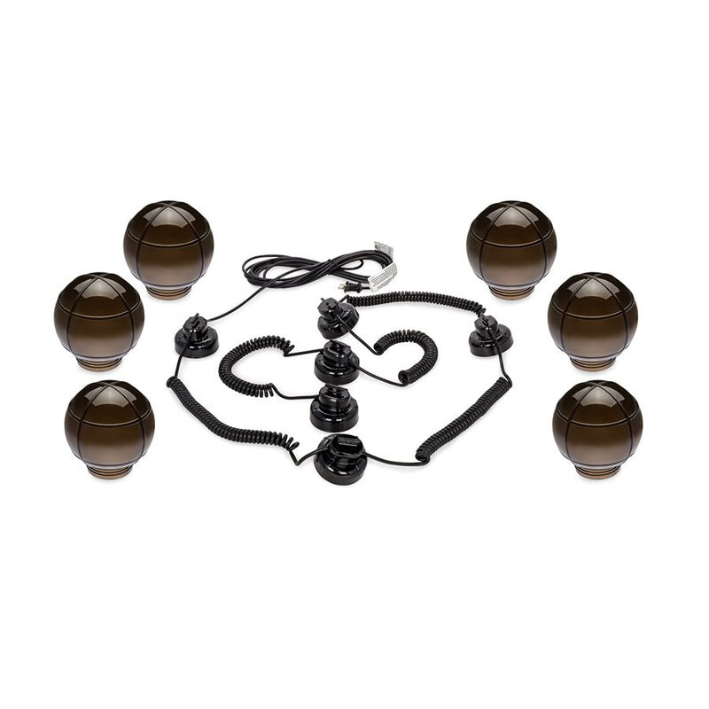 Camco Outdoor Bronze Globe Light Set image number 2