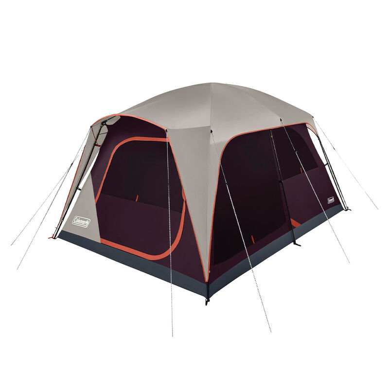 Coleman Skylodge 8-Person Camping Tent, Blackberry image number 1