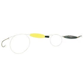 Sea Striker F1-YEL F1 Series Flounder Rig, Yellow Float/Plain Hook