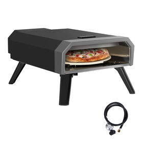 Royal Gourmet 13K BTU Portable Gas Pizza Oven w/ 13" Pizza Stone