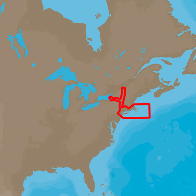 C-MAP 4D NA-D940 Cartography, Cape Cod, Long Island, And Hudson River image number 1