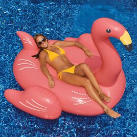 Swimline Giant Flamingo Ride-On Float