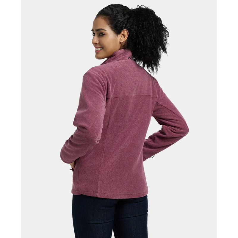 ORORO River Ridge Women's Heated Fleece Liner Jacket with Rechargeable Battery image number 3