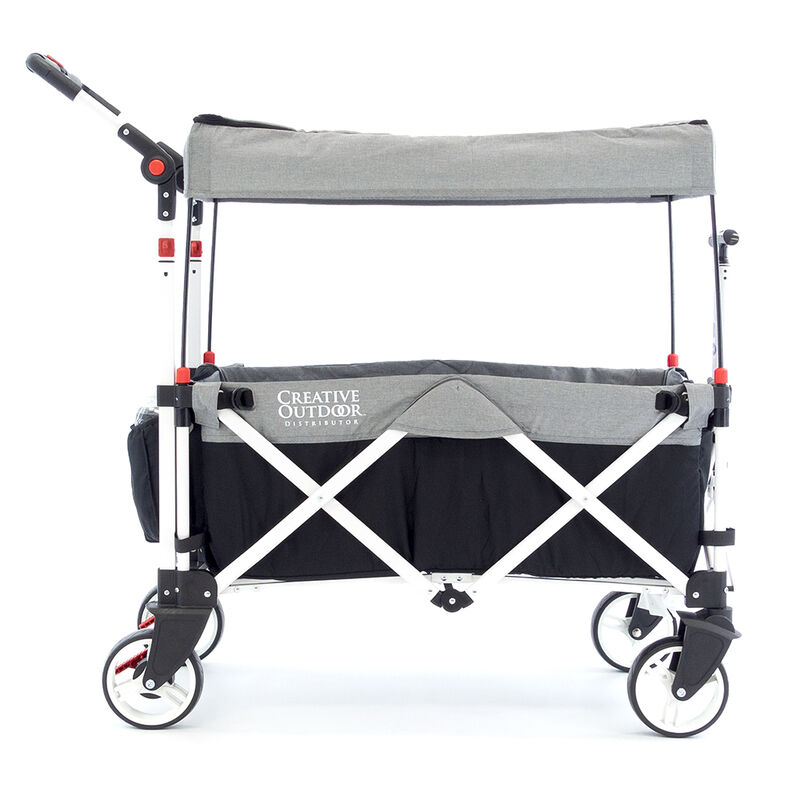 Creative Outdoor Pack and Push Ultra Compact Folding Stroller Wagon with Canopy image number 1