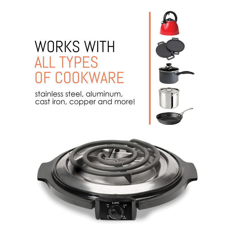 Elite Cuisine Electric Coil Burner  image number 4