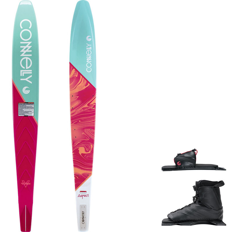 Connelly Women's Aspect Slalom Waterski With Tempest Binding And Rear Toe Plate image number 1