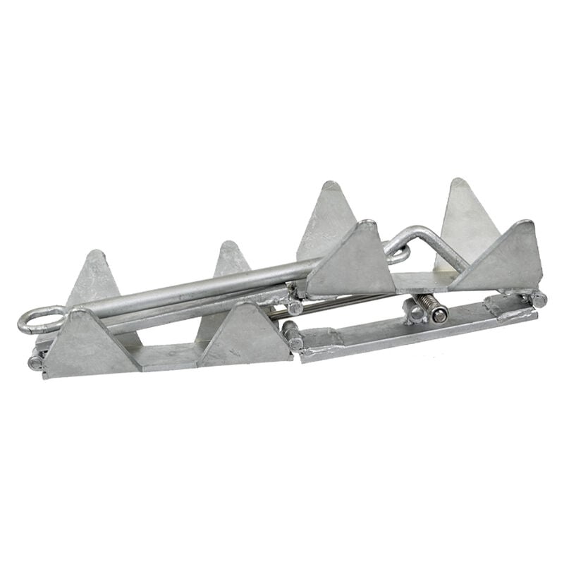 Box Anchor Hot-Dipped Galvanized Steel Fold-and-Hold Anchor, 13 lb. image number 2
