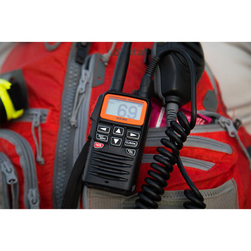 Standard Horizon HX40 Ultra Compact 6W Handheld VHF Radio image number 5