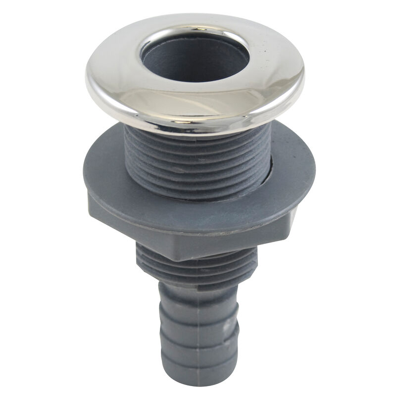 Whitecap Stainless Steel/Nylon Thru-Hull Fitting With Barb For 3/4" Hose image number 1