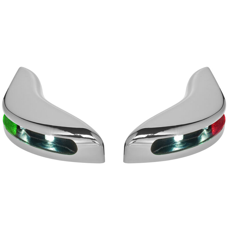 Toonmate Pontoon LED Docking Light Module Set, Chrome Finish image number 8