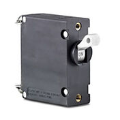 Ancor 5-Amp Magnetic Single-Pole AC/DC Circuit Breaker, White Toggle
