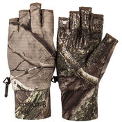 Huntworth Men's Half-Finger Liner Glove, Hidd’n Camo