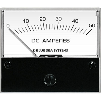 Blue Sea DC Analog Ammeter + Shunt, 0-50A