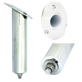 Tigress 3-Hole Oval Head Swivel-Base 30&deg; Rod Holder, 10-1/2"L