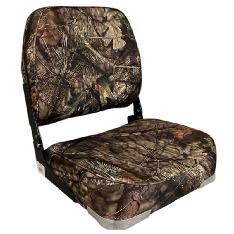Horizon Manufacturing 18.5" Boat Seat Fold Down Low Back - Camo Breakup Country image number 1