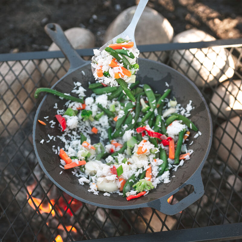Stansport Pre-Seasoned Cast Iron Wok image number 5