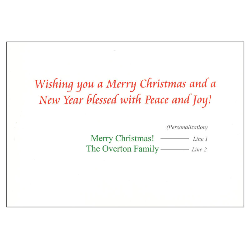 Personalized Lakeside Christmas Christmas Cards image number 2