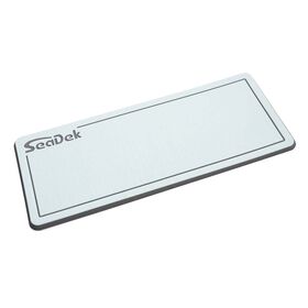 SeaDek 14" x 36" 20mm Dual Density Small Helm Pad - Caribbean Blue/Storm Grey Brushed