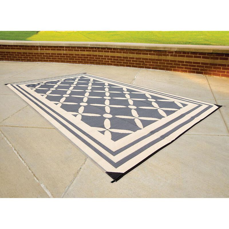 Reversible Windmill Design Patio Mat image number 6