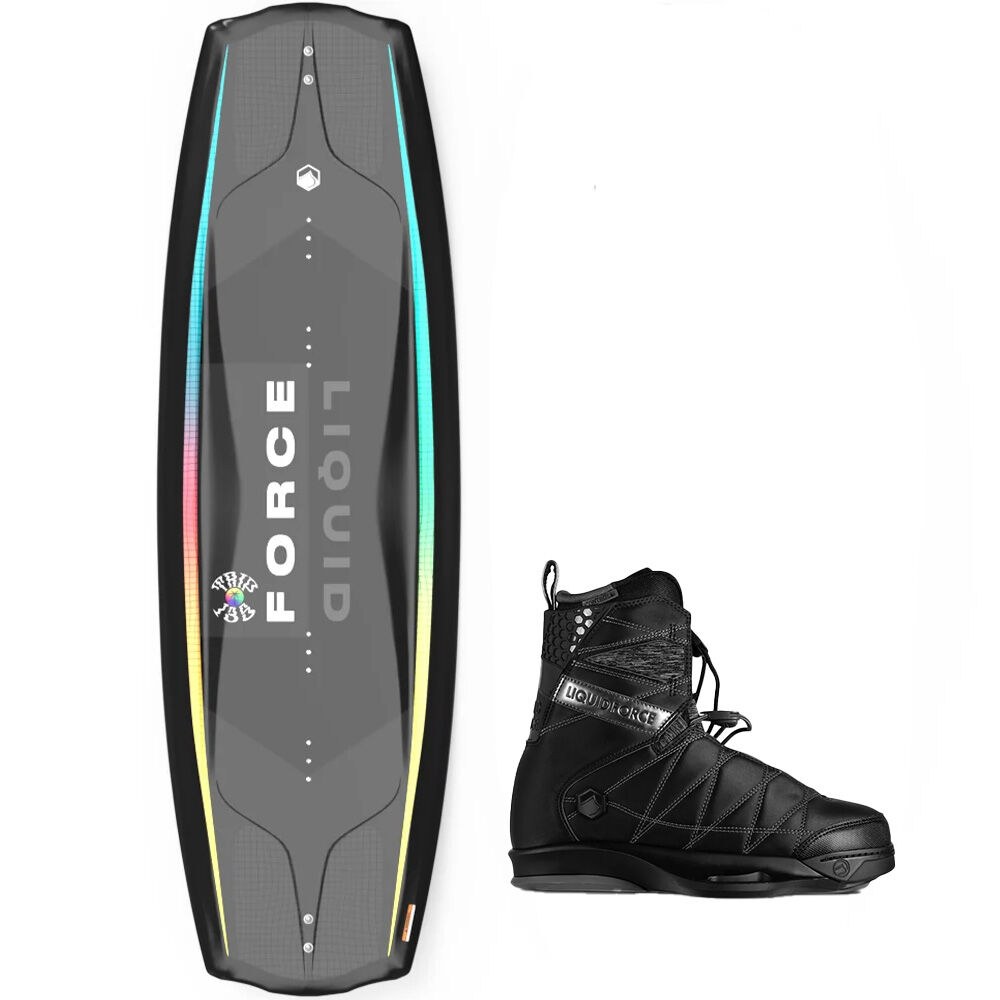 Liquid Force Trip Wakeboard with Classic 6X Open-Toe Bindings