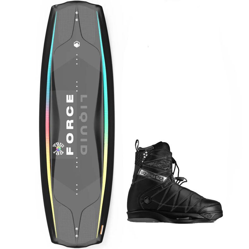 Liquid Force Trip Wakeboard with Classic 6X Open-Toe Bindings image number 1