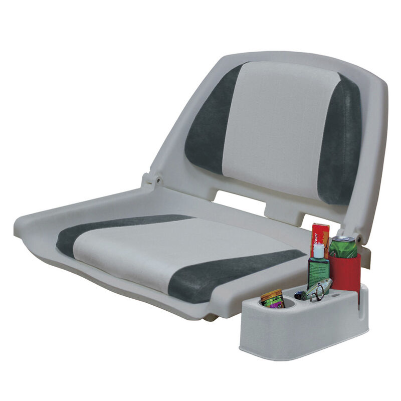 Wise Folding Boat Seat With Caddy, Padded image number 2