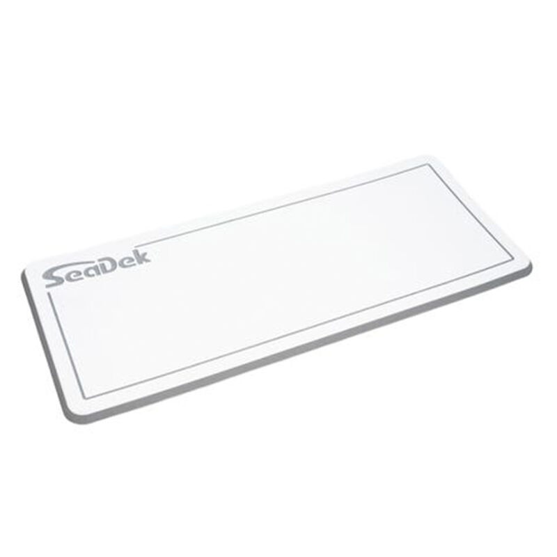 SeaDek 14" x 36" 20mm Dual Density Small Helm Pad - White/Storm Gray image number 1