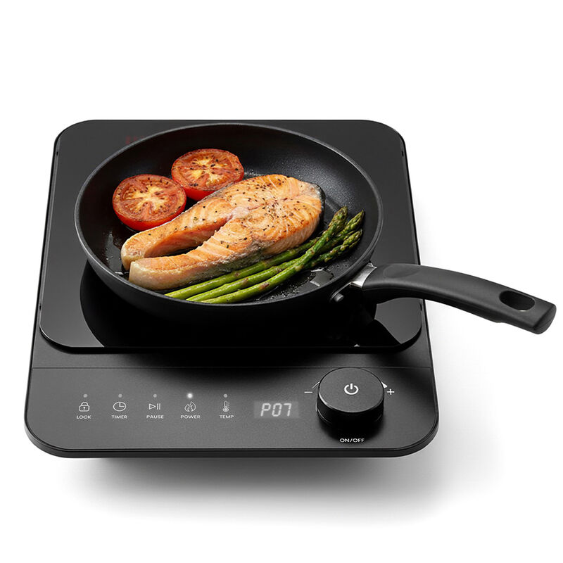 Elite Gourmet SlimStore Induction Cooktop, Black
