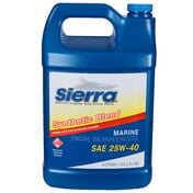 Sierra SAE 25W-40 Synthetic Blend Marine Engine Oil, 4L, Sierra Part #18-9440-3