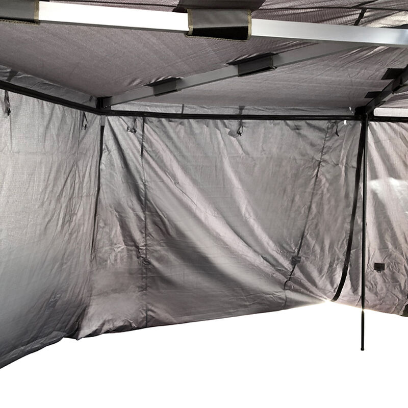 Nomadic Awning 180 Driver Side Installation with Brackets and Side Walls image number 2