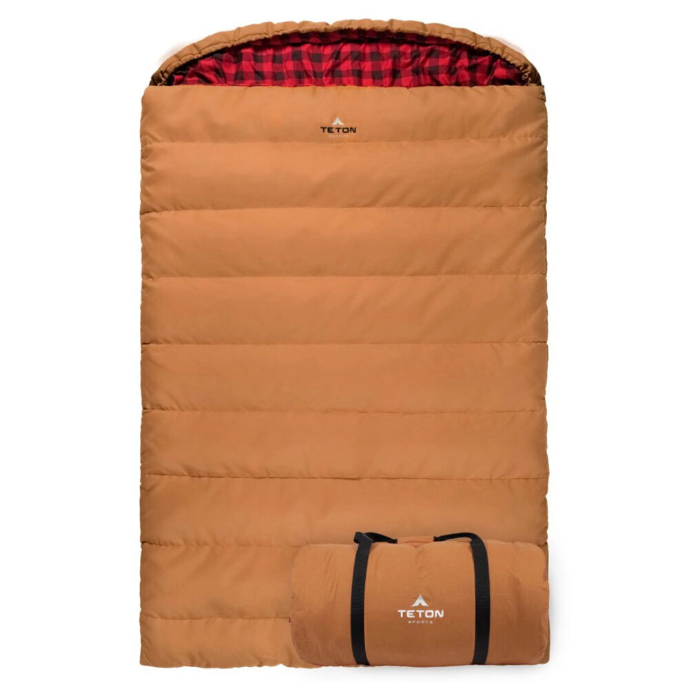 TETON Sports Canvas 20°F Mammoth Double Sleeping Bag