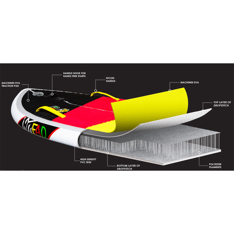 HO FAD Inflatable Board, 4'L image number 8