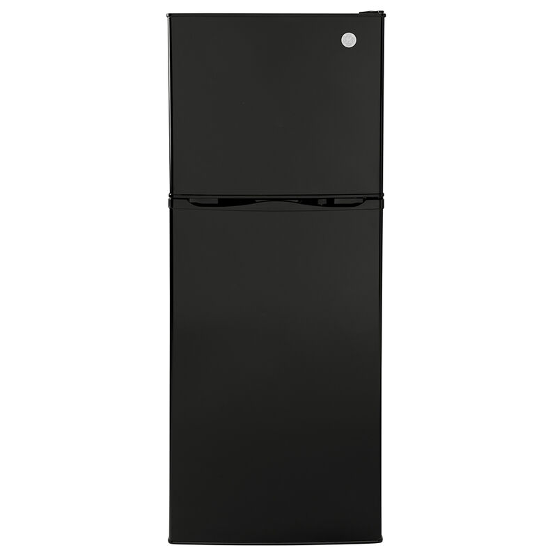 GE 9.8 Cu. Ft. 12V DC Power Top-Freezer Refrigerator, Black image number 1