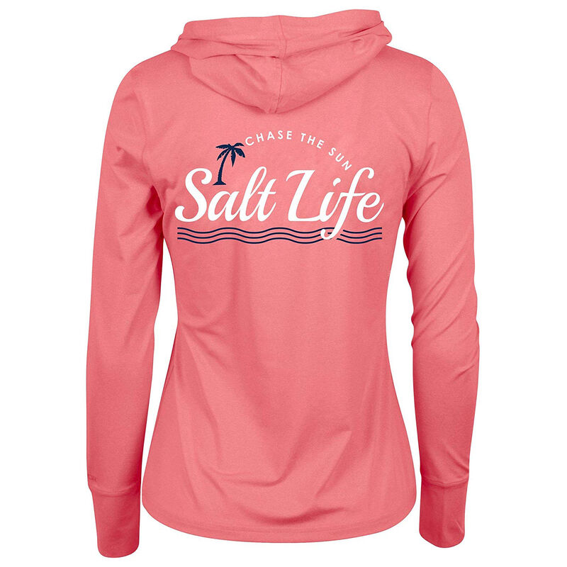 Salt Life Women's Chase The Sun Performance Pullover Hoodie image number 2