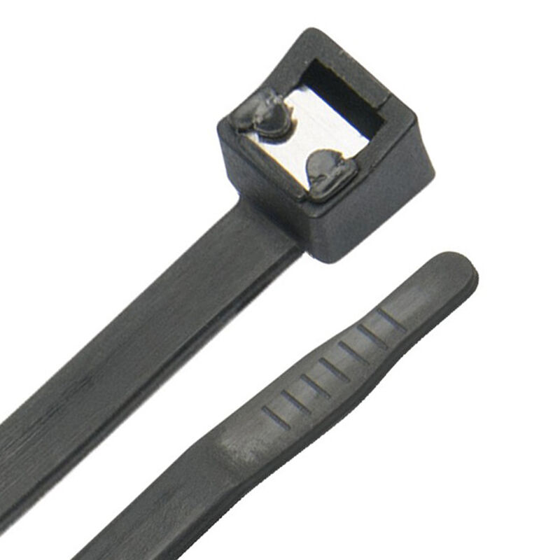 Ancor 15" Black Heavy-Duty Self-Cutting Cable Ties, 100-Pack image number 1
