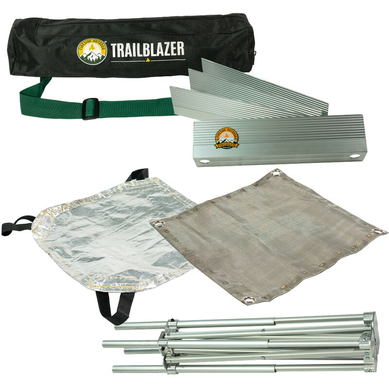 Trailblazer 2-in-1 Portable Fire Pit and Grill image number 3