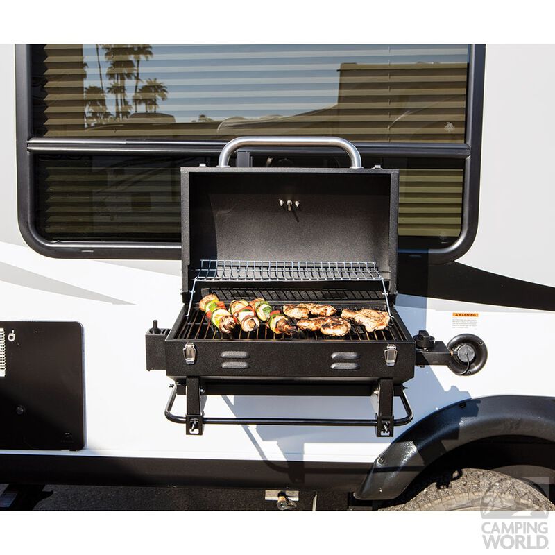 Portable RV Barbeque Grill, Black image number 6