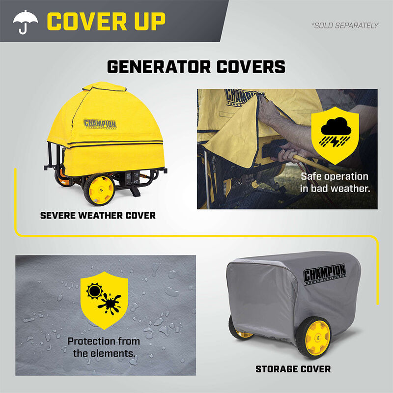 Champion 7500-Watt Portable Generator with Wireless Remote image number 10