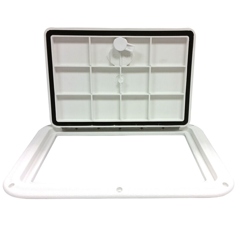 DPI Marine DPF White Flush Series Hatch Door, 11" x 15" O.D. frame image number 2