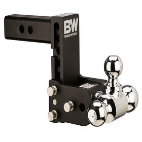 B&W Hitches Class IV Tow & Stow Ball Mount, 10,000 GTW, 1000 Tongue Weight