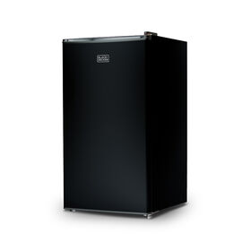 Black+Decker 3.2 cu. ft. Mini Fridge with Freezer, Black