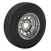 Goodyear Marathon 205/75 R 14 Radial Trailer Tire, 5-Lug Chrome Modular Rim