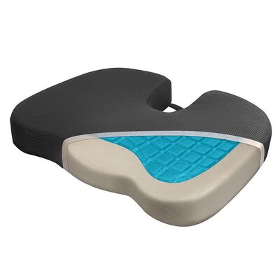 RelaxFusion Memory + Gel Coccyx Cushion
