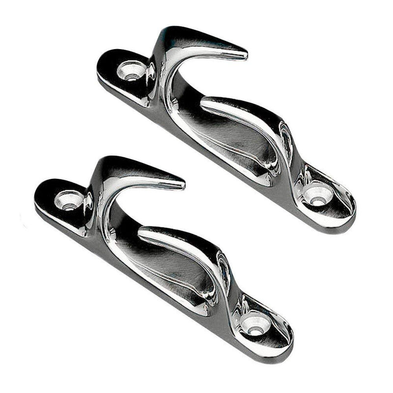 Whitecap 6" Stainless Steel Skene Bow Chocks, Pair image number 1