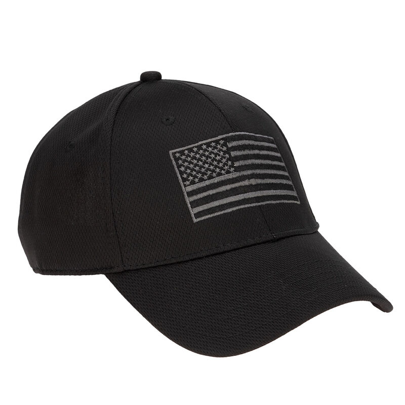 USA Flag Black Structured Mesh Snapback &ndash; OSFA image number 1