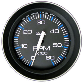 Faria 4" Coral Series Tachometer, 6,000 RPM Gas Inboard & Inboard/Outboard